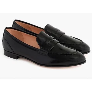 J. Crew Academy Penny Halbschuhe schwarz Leder Damengröße 6 - Bild 1 von 9