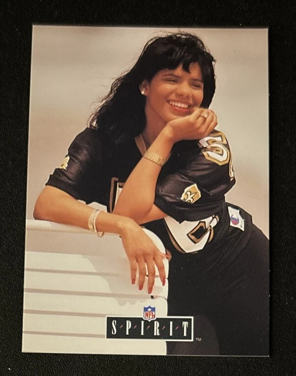 1992 Pro Line Portraits Wives Spirit Collectible Robin Swilling #20 Pat Swilling - Image 1 of 2
