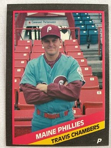 1988-Maine Phillies-CMC Minor League Baseball Card-Travis Chambers