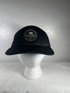 The Golden State California Billabong Black Trucker Mesh Hat Snapback Adjustable - Picture 1 of 10