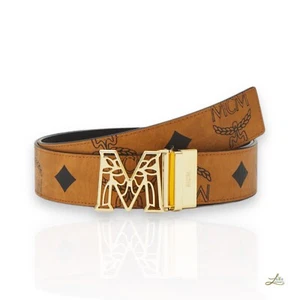 MCM Claus Reversible M Buckle Belt One Size - Picture 1 of 17