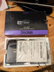 Sony Discman D-202 CD Compact Player - Please Read - Spares/Repairs - Picture 1 of 8