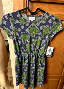 Lularoe Kermit the Frog Dress size 8 NWTS xbb - Picture 1 of 9
