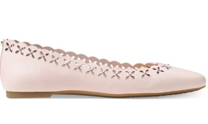 Nuevo Michael Kors Thalia Zapatos Sin Cordones Planos Ballet Cuero Floral Darling Recortes - Imagen 1 de 6