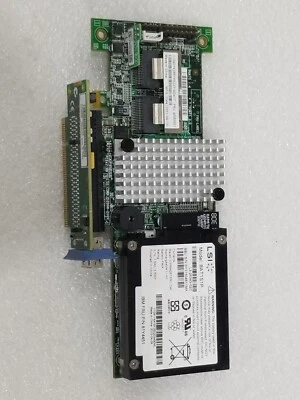 IBM 46M0851 SERVERAID M5015 6GB/s SAS RAID Controller Card PCIe 512MB w/ Riser - Image 1 of 4