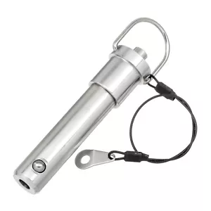 Stainless Steel 20mm Quick Release Ball Lock Pin 60mm Length Security Bolt - Picture 1 of 5