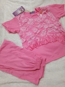 Girl pyjama pink pyjama short sleeve for 3-5 years child - Picture 1 of 4