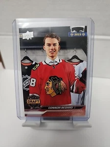 2023-24 UD Extended | Connor Bedard 1st Round Draft Rookie YG RC 740 CHI - Picture 1 of 2