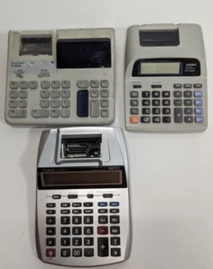 CANON P23-DH, TI 5033ll , Aurora PR100A DESKTOP CALCULATORS FOR PARTS OR REPAIR - Picture 1 of 4