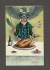 United States patriotic Thanksgiving postcard, fresh, unused , circa 1910 [198