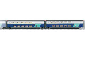 Trix 23488 H0 Ergänzungswagen-Set 2 zum TGV Euroduplex 22381 SNCF #NEU in OVP#
