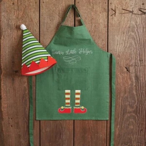 CTW Home Collection Santa's Little Helper Children's Apron w/hat, adorable NWT - Picture 1 of 2