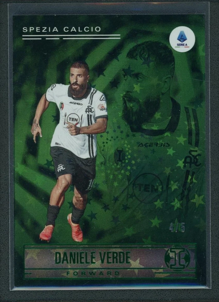 2021-22 DANIELE VERDE 4/5 PANINI CHRONICLES ILLUSIONS SERIE A GREEN - Image 1 of 2
