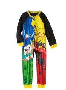 Pokemon Fleece Union Suit Sleeper Size 6/7 - 8 - 10/12 NIP - Bild 1 von 1