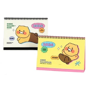 Kakao Friends Chunsik 2026 Basic Table Desk Calendar Cute Monthly Planner - Picture 1 of 12
