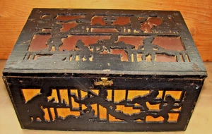 Joyero con motivos enanos 1 mitad 20. Jh. - Imagen 1 de 8