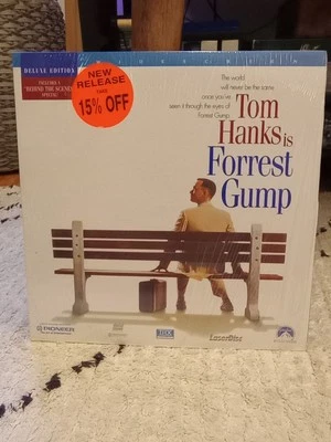 Forrest Gump Laserdisc 1994 Tom Hanks LD Deluxe Edition LV32583-2WS SEALED - Imagem 1 de 2