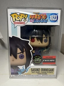 Funko Pop! Vinyl: Naruto Shippuden Sasuke Rinnegan Chase Glow + Protector - Picture 1 of 7