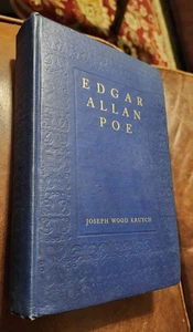 Edgar Allan Poe, Biography, by Joseph Krutch, 1st, HB, 1926, Illustrated - Picture 1 of 6