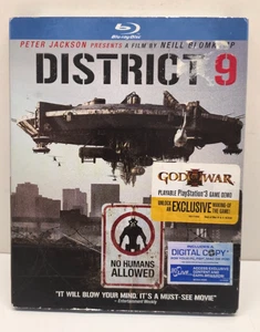 District 9 Blu-ray (2009) New Sealed – God of War PS3 Demo, Digital Copy - Picture 1 of 4