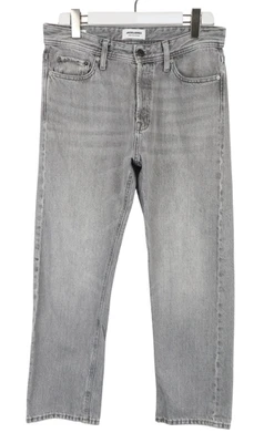 JACK & JONES Relaxed/Chris Jeans Men's W31/L30 Grey Faded Whiskers Button Fly - Image 1 of 4