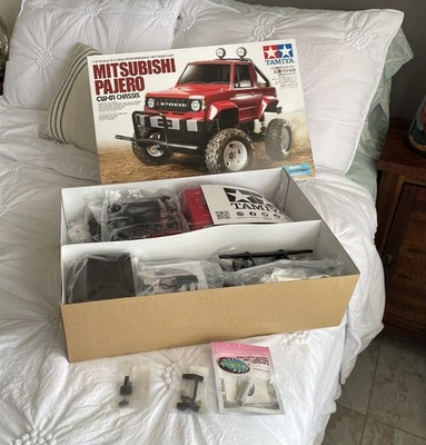 Tamiya 1/10 Mitsubishi Pajero 2WD Kit CW-01 TAM58727A Open Box With Upgrades!!!! - Image 1 of 4