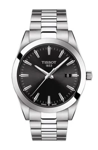 TISSOT Gentleman T127.410.11.051.00 Quartz Black Dial Men's Watch 40mm - Picture 1 of 16