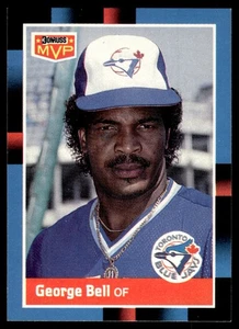 1988 Donruss Bonus MVP's George Bell #BC-19 Toronto Blue Jays - Picture 1 of 2