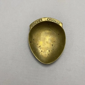 Vintage massive Messing Tasche Wechsel Schale Leonard Silber Mfg Co Korea A Towle Co - Bild 1 von 8