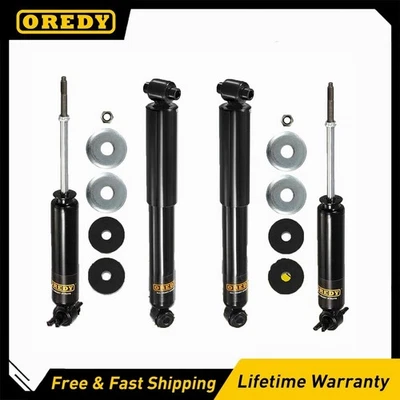 4PCs Front & Rear Shock Absorbers Kit for 1988-1999 Chevy GMC C1500 C2500 C3500 - Image 1 of 4