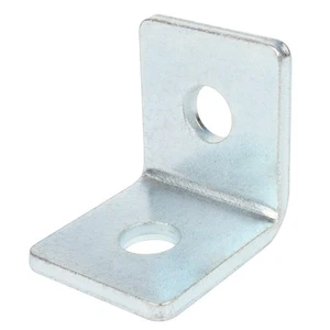 10 Pcs 2 Holes 90° Fitting for 1-5/8" Strut Channel, L Shape Connector Bracke... - Picture 1 of 3