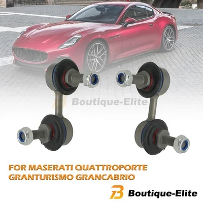 2PCS Sway Bar Link Left & Right For Maserati GranTurismo GranCabrio Quattroporte Foto 1 de 4