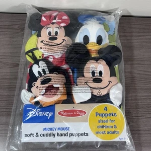 Melissa And Doug Disney Mickey Mouse And Friends Soft Cuddly Hand Puppets New - Picture 1 of 16