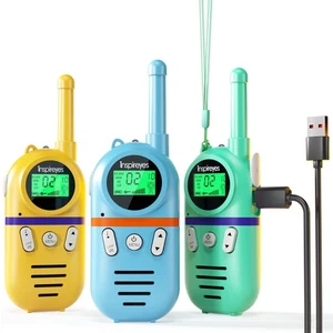 Inspireyes Walkie Talkies für Kinder wiederaufladbar, 48 Stunden Arbeitszeit 2 Wege - Bild 1 von 5