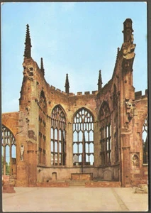 COVENTRY CATHEDRAL ALTAR IN RUINS POSTCARD MINT CONDITION BY PITKIN PICTORIAL - Picture 1 of 1