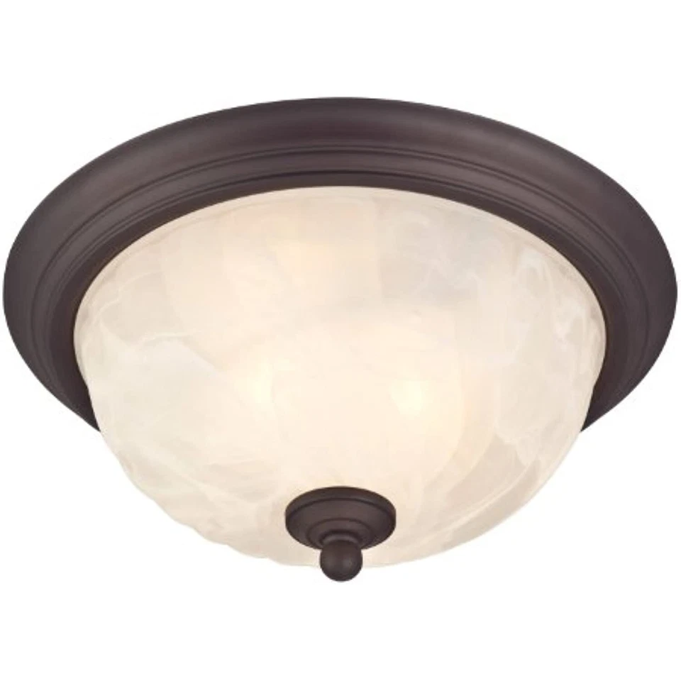 Luminária externa Westinghouse Lighting 6230900 Naveen montagem embutida duas luzes, óleo - Imagem 1 de 1