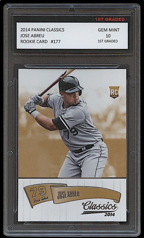 JOSE ABREU 2014 PANINI CLASSICS 1ST GRADED 10 ROOKIE CARD RC CHICAGO WHITE SOX - Image 1 of 1