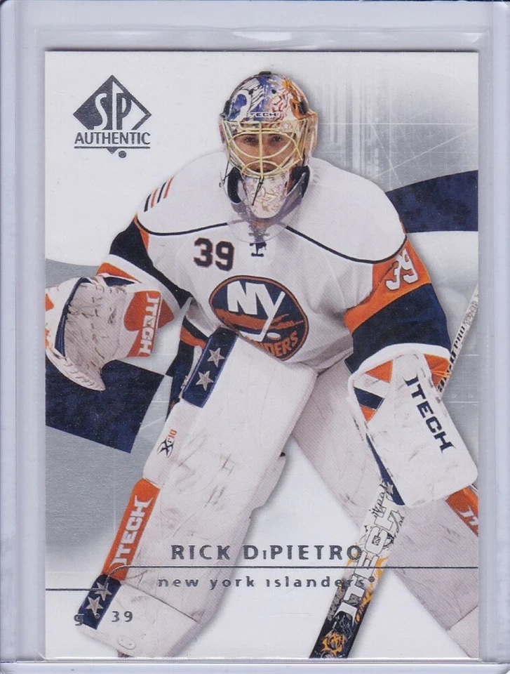 Rick DiPietro 2008 SP Authentic Hockey Card 20 - Image 1 of 2
