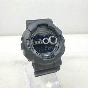 CASIO G-SHOCK ILLUMINATOR GD-100 WORLD TIME BLACK MEN'S WATCH NEW BATTERY  - Picture 1 of 10