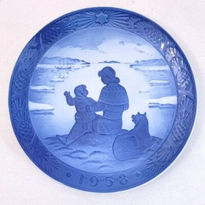 Plato de Navidad Royal Copenhagen 1958 501 - Imagen 1 de 2