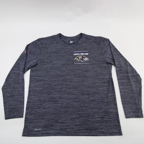 Baltimore Ravens Nike NFL On Field Apparel Long Sleeve Shirt Men's Used Cover