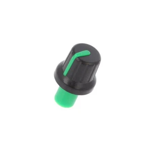 2x GMN-4P1.5-GN-355C knob with indicator ABS Ø axis: 6mm ø16x14.4mm black - Picture 1 of 1