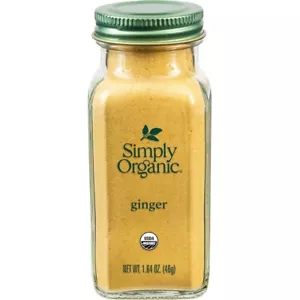 Simply Organic Ground Ginger Root 1.64 oz – Non-GMO, Non-ETO, Non-Irradiated.. - Picture 1 of 5