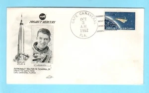 Launch of MA-8 Walter Schirra -6 orbits around the Earth - Recovery in Pacific - Picture 1 of 1