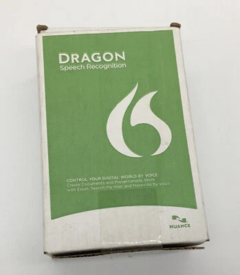 Nuance Dragon Speech Recognition Home 12 DVD Quick Reference Card Headset - Image 1 of 4