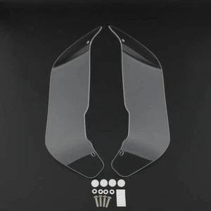 2PCS Clear Lower Air Deflectors Fit For Honda Goldwing 1800 GL1800 2018-2023 - Picture 1 of 12
