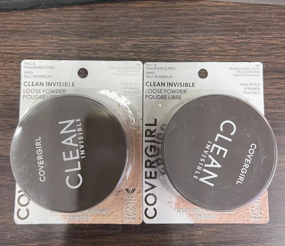 2X CoverGirl Clean Invisible Loose Powder #110 Translucent Light - Image 1 of 4