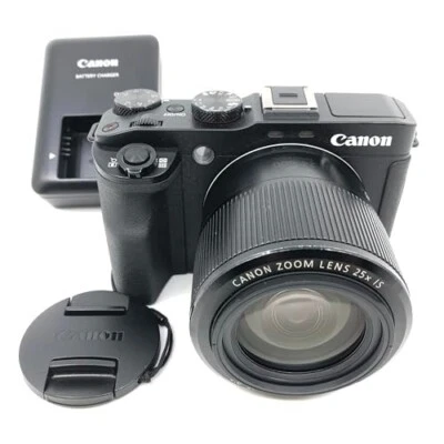 Canon Digital Camera PowerShot G3 X Black 25x 20.2MP SG3X Compact Camera - Image 1 of 4