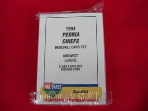 1994 PEORIA CHIEFS FLEER PROCARDS MINOR LEAGUE BASEBALL TEAM SET CHICAGO CUBS - Picture 1 of 4