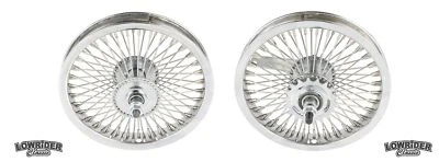 Rueda delantera o posavasos 12" OG Lowrider Classic acero 72 radios 14 g cromada Foto 1 de 3